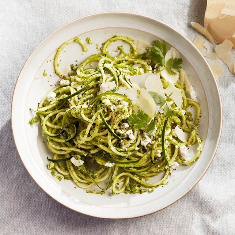 Zucchini Noodles with Pesto